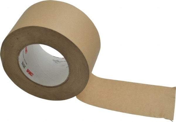 3M - 3" Wide x 60 Yd Long Tan Paper Masking Tape - Series 2515, 6.7 mil Thick, 36 In/Lb Tensile Strength - All Tool & Supply