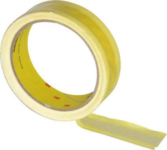 3M - 36 Yds. x 1", Yellow Polyethylene Film Tape - 695 Series, 3 mil Thick, 8 Lb./Inch Tensile Strength - All Tool & Supply