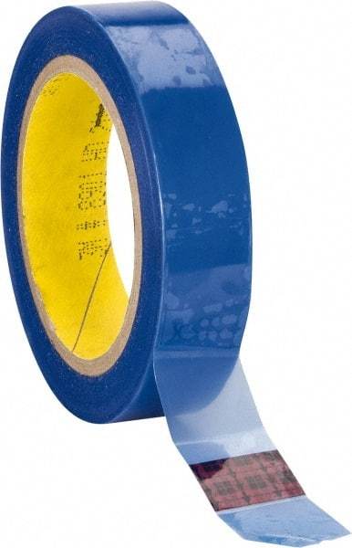 3M - 1" Wide x 72 Yd Long Blue Polyester Film Painter's Tape - Series 8901, 2.3 mil Thick, 26 In/Lb Tensile Strength - All Tool & Supply