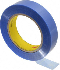 3M - 1" Wide x 72 Yd Long Blue Polyester Film Painter's Tape - Series 8902, 3.5 mil Thick, 46 In/Lb Tensile Strength - All Tool & Supply