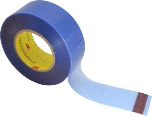 3M - 2" Wide x 72 Yd Long Blue Polyester Film Painter's Tape - Series 8905, 6.5 mil Thick, 110 In/Lb Tensile Strength - All Tool & Supply