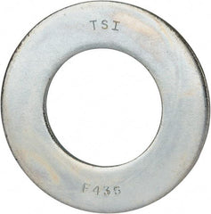 Value Collection - 1-3/4" Screw, Grade 8 Alloy Steel SAE Flat Washer - 1-7/8" ID x 3-3/8" OD, 0.196" Thick, Zinc-Plated Finish - All Tool & Supply