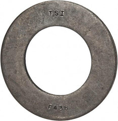 Value Collection - 2" Screw, Grade 8 Alloy Steel SAE Flat Washer - 2-1/8" ID x 3-3/4" OD, 0.196" Thick, Plain Finish - All Tool & Supply