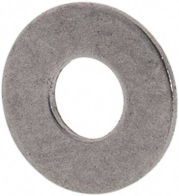 Value Collection - #2 Screw, Grade 2 Steel SAE Flat Washer - 3/32" ID x 7/32" OD, 0.021" Thick, Plain Finish - All Tool & Supply