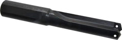 Allied Machine and Engineering - Series 3, 1-13/32 to 1-7/8" Diam, 1-1/2" Diam Straight Shank, Straight Flute Spade Drill - 4-3/4" Max Depth, 6-3/16" Body Length, 10" OAL, Short Length, Through Coolant - All Tool & Supply