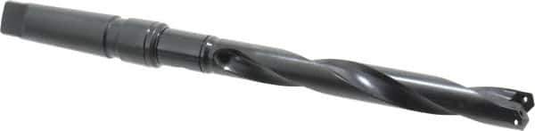 Allied Machine and Engineering - Series 2, 31/32 to 1-3/8" Diam, 4MT Taper Shank, Helical Flute Spade Drill - 7-3/8" Max Depth, 10-19/64" Body Length, 14-25/32" OAL, Standard Length, Through Coolant - All Tool & Supply