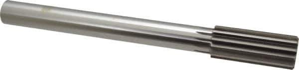 Alvord Polk - 1-1/4" Cobalt 12 Flute Chucking Reamer - Straight Flute, 1" Straight Shank, 3" Flute Length, 11-1/2" OAL - All Tool & Supply