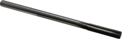 Alvord Polk - 0.4134" Cobalt 6 Flute Chucking Reamer - Straight Flute, 0.373" Straight Shank, 1-3/4" Flute Length, 7" OAL - All Tool & Supply