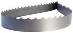 Welded Bandsaw Blade: 19' 6″ Long, 0.032″ Thick, 3 TPI Carbon Steel, Toothed Edge, Constant Pitch