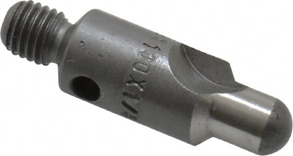 Made in USA - 2-1/2" OAL, 3/8" Head Diam, 2 Flute, 100° Incl Angle, Integral Pilot, Adjustable Stop Countersink - All Tool & Supply