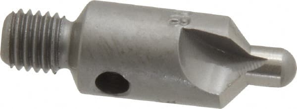 Made in USA - 2-1/2" OAL, 3/8" Head Diam, 3 Flute, 100° Incl Angle, Integral Pilot, Adjustable Stop Countersink - All Tool & Supply