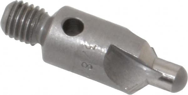 Made in USA - 2-1/2" OAL, 3/8" Head Diam, 3 Flute, 100° Incl Angle, Integral Pilot, Adjustable Stop Countersink - All Tool & Supply