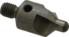 Made in USA - 2-1/2" OAL, 1/2" Head Diam, 3 Flute, 100° Incl Angle, Integral Pilot, Adjustable Stop Countersink - All Tool & Supply