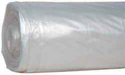 Value Collection - 100' Long x 20' Wide Polyethylene Tarp & Dust Cover - Clear, 4 mil Thickness - All Tool & Supply