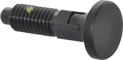 Gibraltar - 1/2-13, 0.31" Max Plunger Diam, 0.5 Lb Init to 1.75 Lb Final End Force, Locking Knob Handle Plunger - Delrin Knob, 1-1/4" Body Length, 1" Length Under Head/Shoulder, 1/4" Plunger Projection - All Tool & Supply