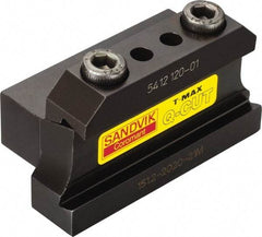 Sandvik Coromant - Tool Block Style 151.20, 38.1mm Blade Height, 6.2988" OAL, 3-1/4" OAH, Indexable Cutoff Blade Tool Block - 1-1/2" Shank Height, 1-1/2" Shank Width, Series T-Max Q-Cut - All Tool & Supply