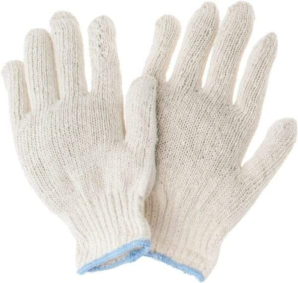 Ansell - Size M (7) General Protection Work Gloves - For General Purpose, Uncoated, Knit Wrist Cuff, Off White, Paired - All Tool & Supply