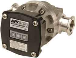 GPI - 1" Port Oval Gear Flowmeter - 800 Max psi, 0.26 to 0.44 GPM, Stainless Steel - All Tool & Supply