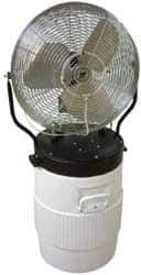 TPI - 18" Fan, 5,750 CFM, 1/8 hp Misting Cooler - 1 Speed, 1 Phase, 120 Volts, 2.2 Amps - All Tool & Supply