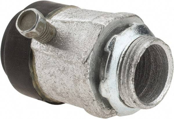 Cooper Crouse-Hinds - 3/4" Trade, Malleable Iron Set Screw Straight Rigid/Intermediate (IMC) Conduit Connector - Noninsulated - All Tool & Supply