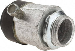 Cooper Crouse-Hinds - 3/4" Trade, Malleable Iron Set Screw Straight Rigid/Intermediate (IMC) Conduit Connector - Noninsulated - All Tool & Supply