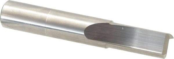 Onsrud - 1/2" Diam, 1/2" Shank Diam, 1" Length of Cut, 2 Flute Double Edge Straight Router Bit - 3" Overall Length, Left Hand Cut, Solid Carbide - All Tool & Supply