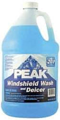 Peak - Water-Based Solution Windshield Washer Fluid - 1 Gal Bottle - All Tool & Supply