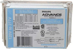 Philips Advance - 1 or 2 Lamp, 120-277 Volt, 0.21 to 0.78 Amp, 0 to 39, 40 to 79 Watt, Programmed Start, Electronic, Nondimmable Fluorescent Ballast - 0.80, 0.85, 0.93, 0.94, 0.95, 0.96, 0.97, 0.98, 1.00 Ballast Factor - All Tool & Supply