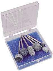 Standard Abrasives - 6 Piece Aluminum Oxide Silicon Carbide Unitized Abrasive Point Set - Includes Shapes B52, B90, B121, W160, W163 & W183 - All Tool & Supply