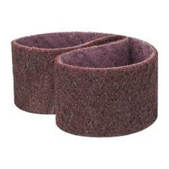 3M - 2" Wide x 18-15/16" OAL, Aluminum Oxide Abrasive Belt - Aluminum Oxide, Medium, Nonwoven, Series SC-BL - All Tool & Supply