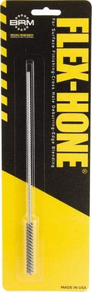 Brush Research Mfg. - 0.217" to 0.236" Bore Diam, 0.8333333 Grit, Aluminum Oxide Flexible Hone - Extra Fine, 8" OAL - All Tool & Supply