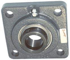 Browning - 1-1/4" ID, 4-1/4" OAL x 4-1/4" OAH 4-Bolt Flange - 2,567 Lb Static Cap, 4,381 Lb Dyn Cap, 3-1/4" Btw Mnt Hole Ctrs, Cast Iron - All Tool & Supply