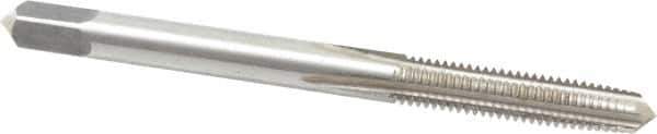 Interstate - #10-32 UNF 4 Flute Bright Finish High Speed Steel Straight Flute Standard Hand Tap - Plug, Right Hand Thread, 2-3/8" OAL, H11 Limit, 0.005" Oversize - All Tool & Supply