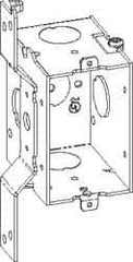 Cooper Crouse-Hinds - 1 Gang, (7) 1/2" Knockouts, Steel Rectangle Switch Box - 3" Overall Height x 2" Overall Width x 2" Overall Depth - All Tool & Supply