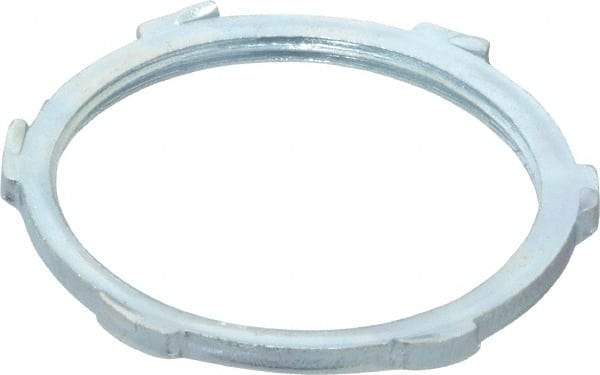 Cooper Crouse-Hinds - 2" Trade, Steel Threaded Rigid/Intermediate (IMC) Conduit Locknut - Noninsulated - All Tool & Supply