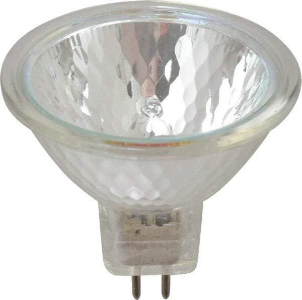 Philips - 50 Watt Halogen Commercial/Industrial 2 Pin Lamp - 3,100°K Color Temp, 960 Lumens, 12 Volts, Dimmable, MRC16, 6,000 hr Avg Life - All Tool & Supply