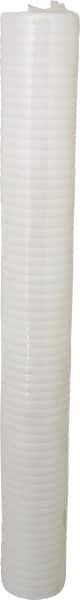 Parker - 2-1/2" OD, 1µ, Polyolefin Thermal Bonded Cartridge Filter - 20" Long - All Tool & Supply