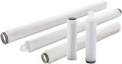 Parker - 2-1/2" OD, 1µ, Microfiberglass Absolute Rated-Pleated-Thermal Bonded Cartridge Filter - 30" Long - All Tool & Supply