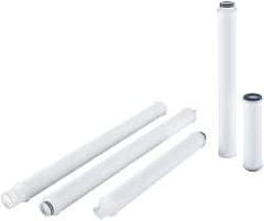 Parker - 2-1/2" OD, 30µ, Polypropylene Pleated-Melt Blown & Spun Bonded Cartridge Filter - 10" Long - All Tool & Supply