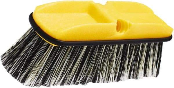 Rubbermaid - 2-1/2" Bristle Length, Synthetic Wash Brush - 10" OAL, Gray, Plastic Block - All Tool & Supply