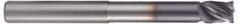 Accupro - 1" Diam 4 Flute Solid Carbide 0.06" Corner Radius End Mill - All Tool & Supply