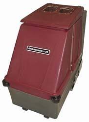 Minuteman - 20" Cleaning Width, 105" Water Lift, Walk Behind Carpet Extractor - 100 CFM Air Flow, 2 hp, 25 Gal Tank Capacity, 25 Gal Tank Recovery Capacity, 100 Pump psi - All Tool & Supply