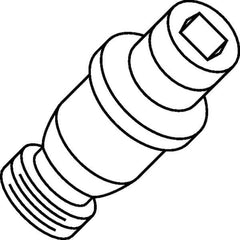 Kennametal - 2.5mm Hex Socket, M6.3x1 Thread, Lock Pin for Indexable Turning Tools - Compatible with CKM23LP Clamps - All Tool & Supply