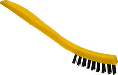 Rubbermaid - 0.6" Bristle Length, Polypropylene Scrub Brush - 8-1/2" OAL, Black, Plastic Block - All Tool & Supply