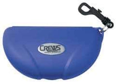 MCR Safety - Blue Eyeglass Case - Hook & Loop, Plastic, Compatible with Most Safety Glasses - All Tool & Supply