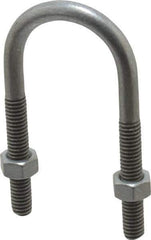 Cooper Crouse-Hinds - Malleable Iron Rigid U-Bolts - 1" Rigid, Electrogalvanized Finish - All Tool & Supply