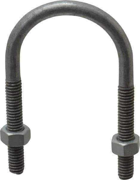 Cooper Crouse-Hinds - Malleable Iron Rigid U-Bolts - 1-1/4" Rigid, Electrogalvanized Finish - All Tool & Supply