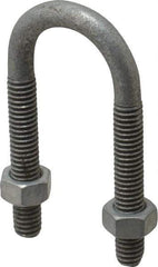 Cooper Crouse-Hinds - Malleable Iron Rigid U-Bolts - 1/2" Rigid, Electrogalvanized Finish - All Tool & Supply