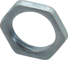 Cooper Crouse-Hinds - 3/8" Trade, Steel Threaded Rigid/Intermediate (IMC) Conduit Locknut - Noninsulated - All Tool & Supply