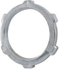 Cooper Crouse-Hinds - 1" Trade, Steel Threaded Rigid/Intermediate (IMC) Conduit Locknut - Noninsulated - All Tool & Supply